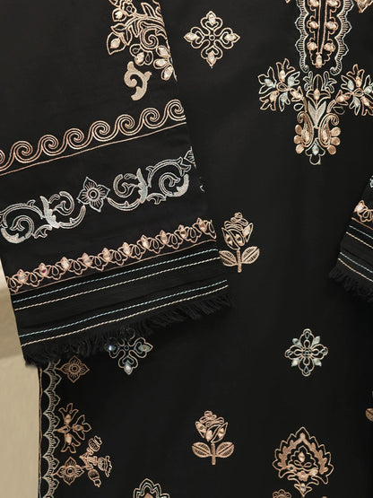 2 Piece - Embroidered Kora Cotton Suit S112807