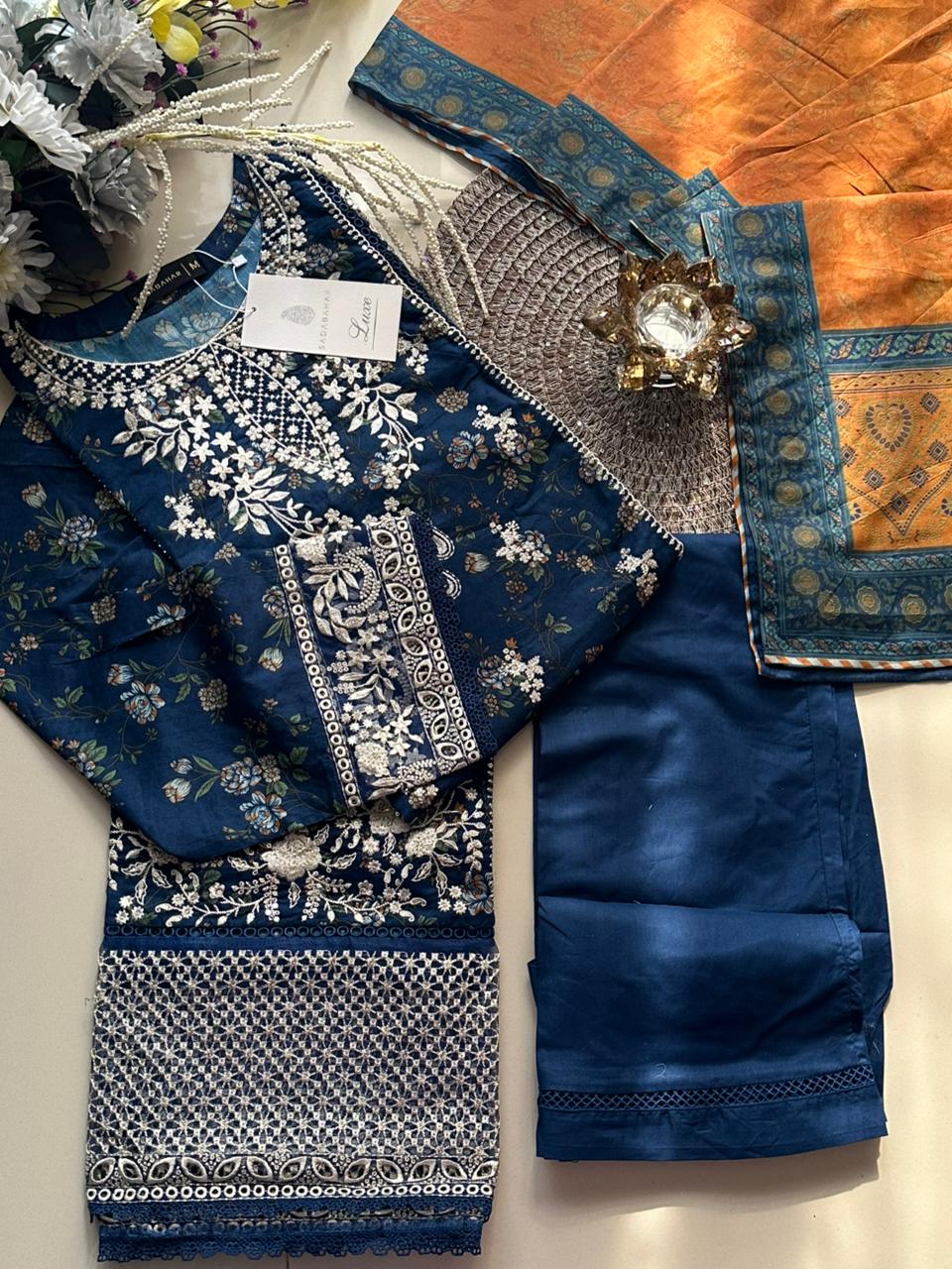 Sadabahar Signature Festive Vol 1 Embroidered Suit