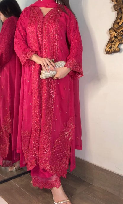 3-Piece Heavy Embroidered Chiffon Collection