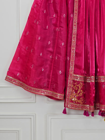 Three-piece Sheesha Silk Luxury Pret