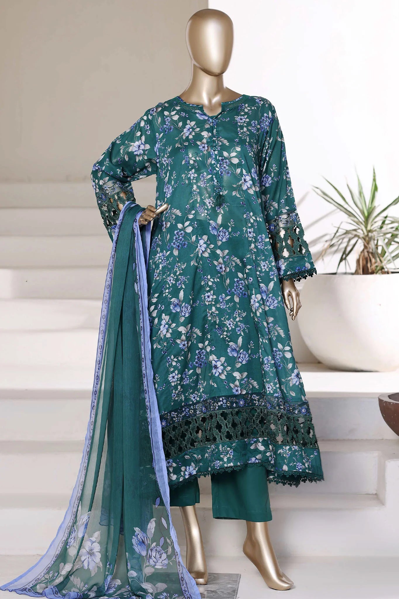 Sada Bahar Stitched 3 Piece Peplum Luxury Frock Vol-01 Suit