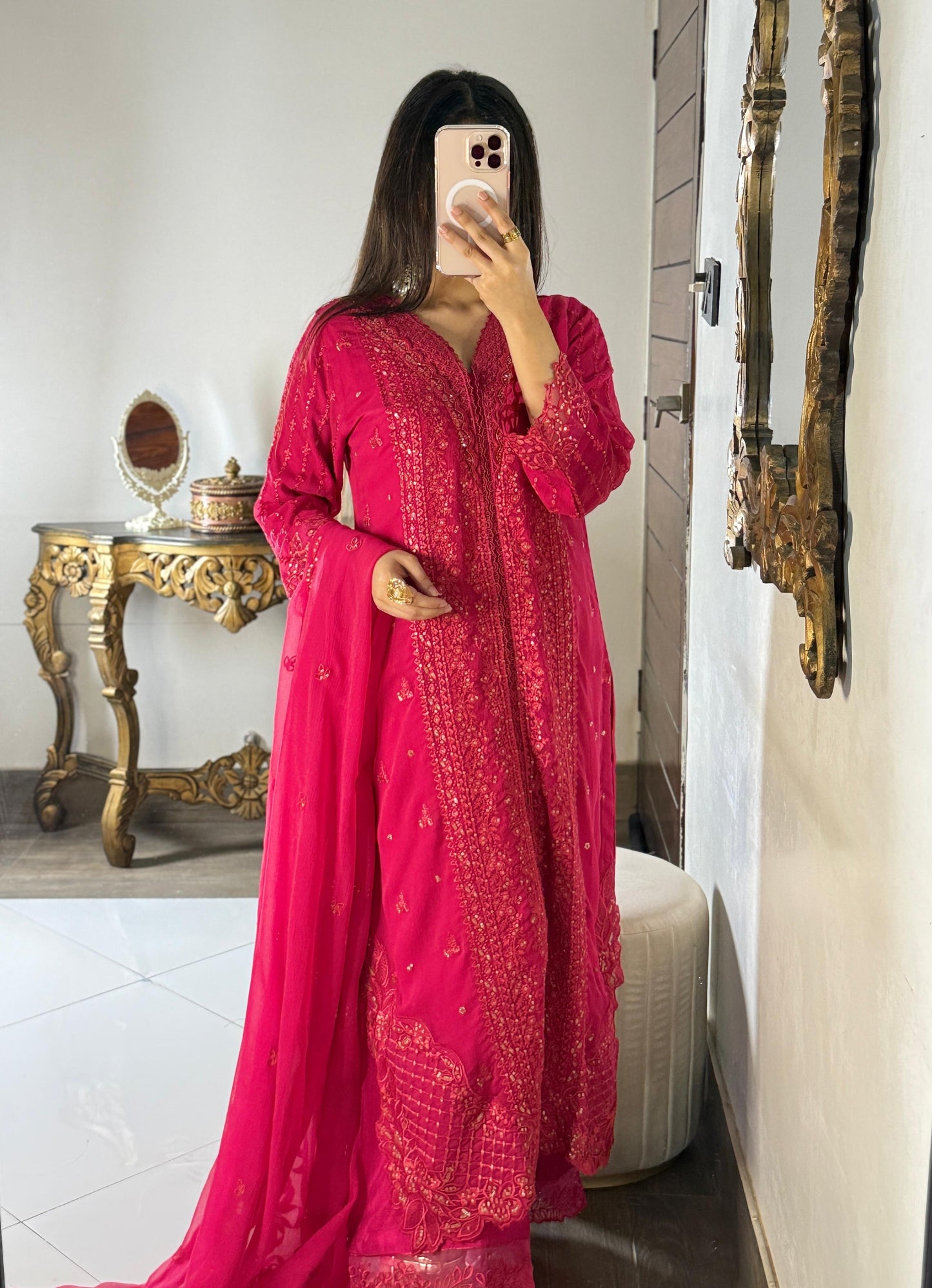 3-Piece Heavy Embroidered Chiffon Collection