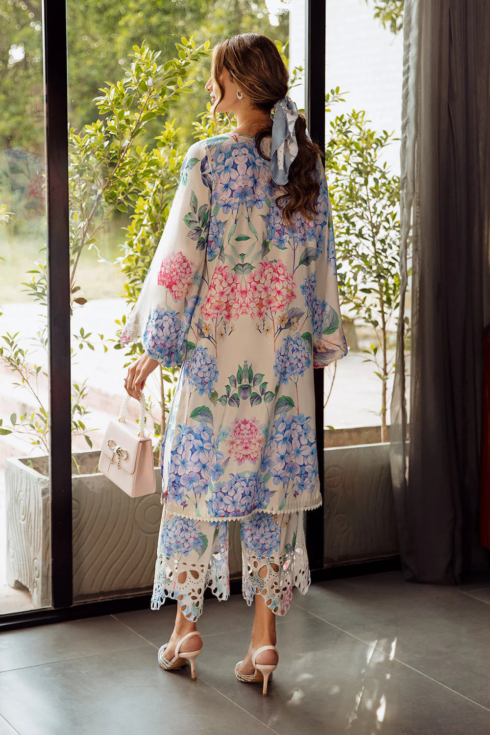 Vanya Lawn Silk 3 Piece Printed Suit CO 59R