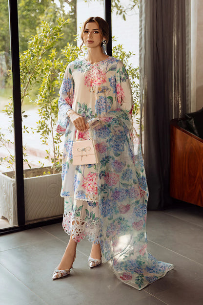 Vanya Lawn Silk 3 Piece Printed Suit CO 59R