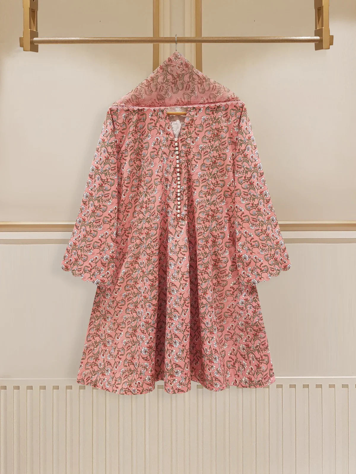 3 PIECE DIGITAL PRINTED PIMA COTTON LAWN SUIT S107045