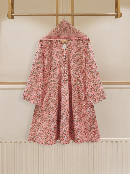 3 PIECE DIGITAL PRINTED PIMA COTTON LAWN SUIT S107045